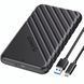 Внешний карман Orico 25PW1-C3, корпус для накопителя 2.5" SATA SSD/HDD USB-C 3.1 5Gbps 6TB, Черный 25PW1-C3 фото 1