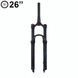 Воздушная вилка 26&Prime; Bolany Solo Air ZLA006-К, ход 120 мм, конусный шток, Lockout, Rebound, чёрная BOL-26TAP фото 1