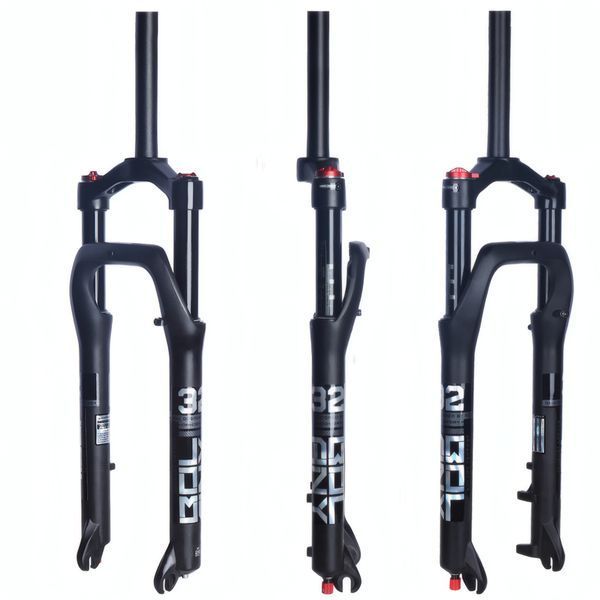 Воздушная вилка для фэтбайка 26" Bolany, ход 135 мм, Disc, прямой шток 1-1/8", Lock-out, Rebound BFAT26-4.0 фото
