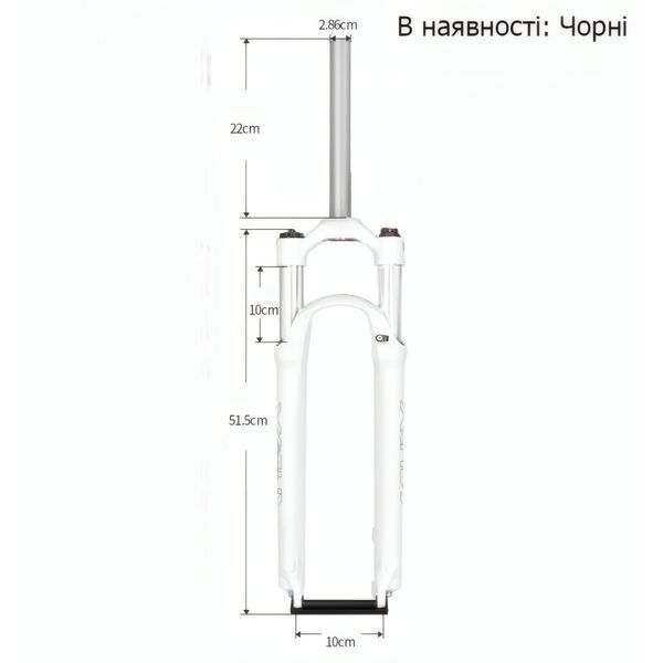 Амортизационная вилка 29&Prime; SR Suntour XCM MLO, ход 100 мм, Disc, Lock-out, прямой шток 1-1/8&Prime;, чёрная SF13-XCM-29 фото