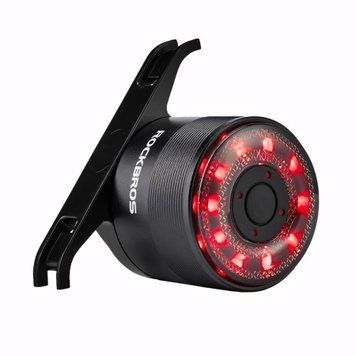 Задний умный фонарь Rockbros Q1 Samurai Multi-color светодиодный 300mAh 5 режимов IPX5 USB Type-C RB-Q1 фото