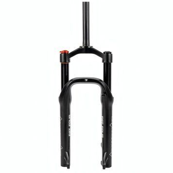 Воздушная вилка Himalo 20&Prime; для фэтбайка, Disc, прямой шток 1-1/8&Prime;, Lock-out и Rebound &mdash; чёрная HML-20-FAT-130 фото