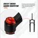 Воздушная вилка Himalo 20&Prime; для фэтбайка, Disc, прямой шток 1-1/8&Prime;, Lock-out и Rebound &mdash; чёрная HML-20-FAT-130 фото 3