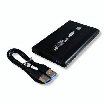 Внешний карман Shuoly для HDD 2.5" SATA - USB 3.0 External Case - Черный 25USB3 фото