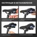 Широкое велосипедное седло WEST BIKING YP0801151 Leisure Wide с амортизацией и вентиляционным вырезом, черное WB-LWD-BLK фото 4