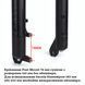 Двухкоронная воздушная вилка Bolany 26&Prime; для фэтбайка, ход 140 мм, Disc, прямой шток 1-1/8&Prime;, QR 9 мм, для e-bik BOL-SNA255-DK фото 7