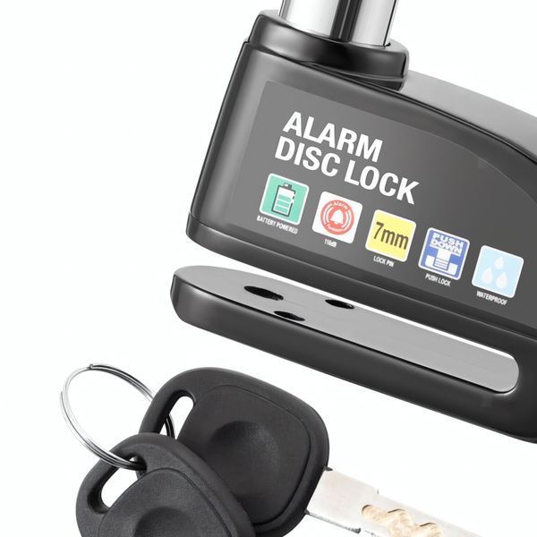 Замок на тормозной диск мотоцикла и велосипеда Alarm Disk Lock c сигнализация Bengguo BG-1238 BG-1238 фото