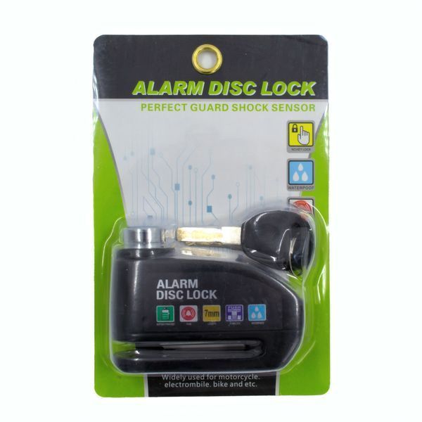 Замок на тормозной диск мотоцикла и велосипеда Alarm Disk Lock c сигнализация Bengguo BG-1238 BG-1238 фото