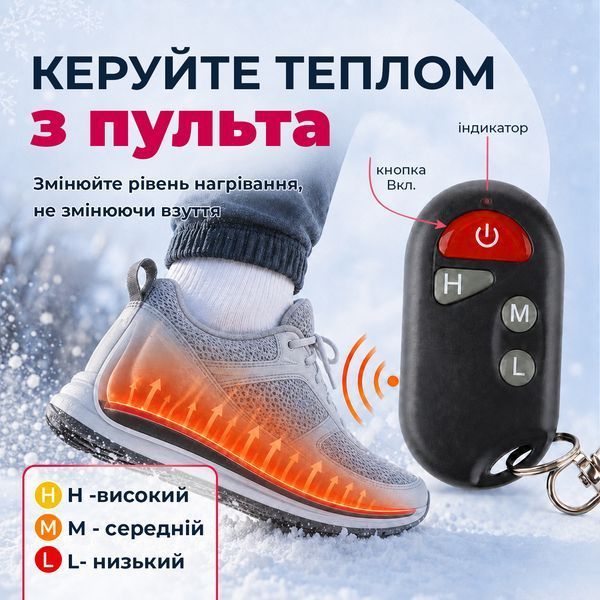 Акумуляторні устілки з підігрівом HailiCare 35-40 електричні з пультом керування SP-XJ01 фото