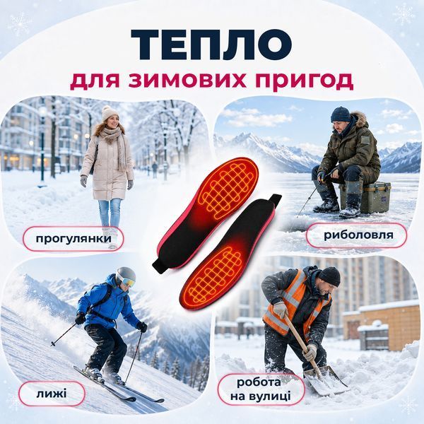 Акумуляторні устілки з підігрівом HailiCare 35-40 електричні з пультом керування SP-XJ01 фото