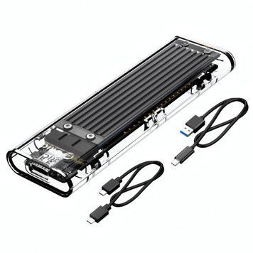 Внешний карман Orico TCM2-C3 для M.2 SSD NVMe (PCIe) &ndash; USB 3.1 Gen2 Type-C до 10 Гбит, Черный TCM2-C3 фото